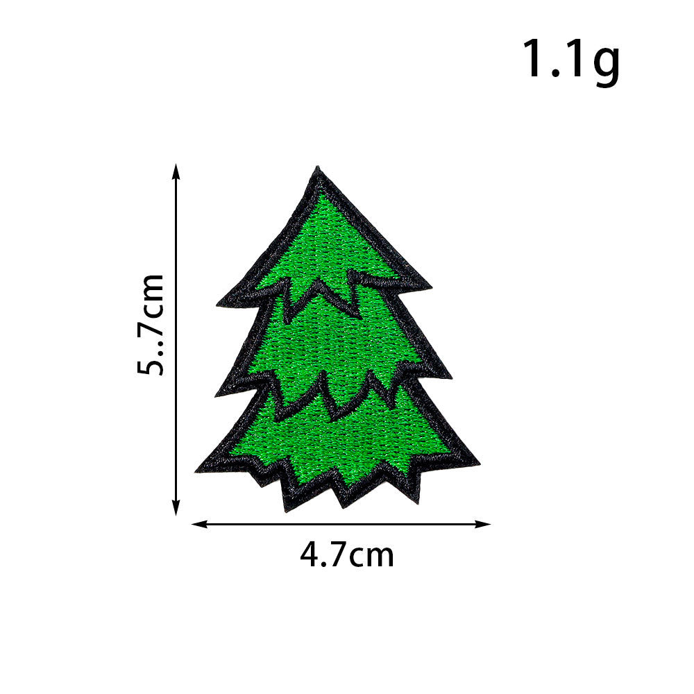 Wholesale Leaf embroidered patch pattern cloth patch